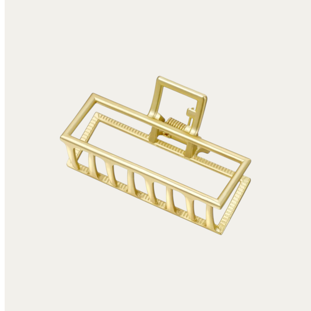 Haarclip - Rectangle Gold